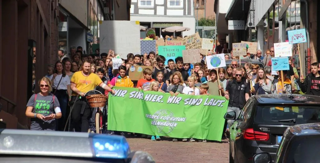 Fridays-for-Future demonstriert in Gelnhausen