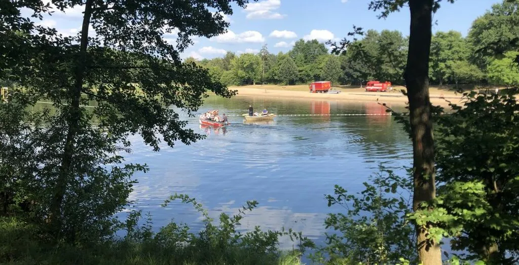 Strandbad Rodenbach: Suche nach vermisstem Kind