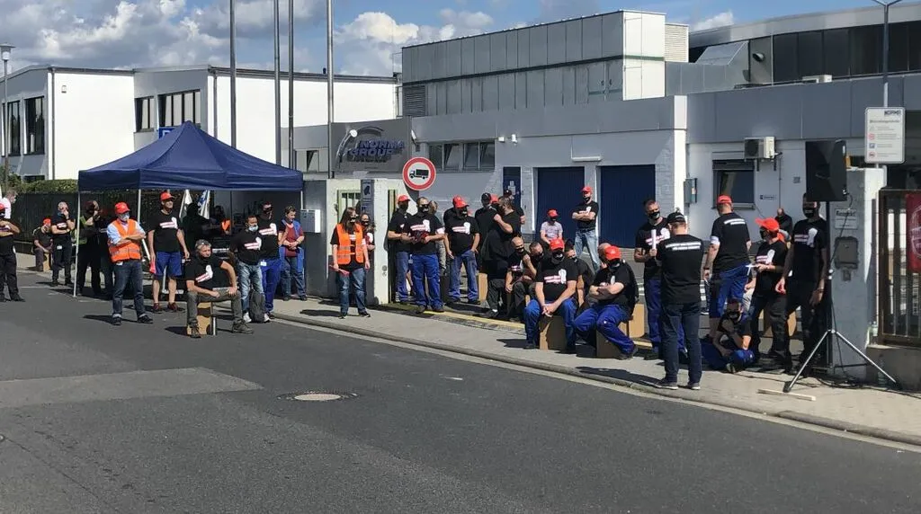 Warnstreik bei NORMA Group in Maintal