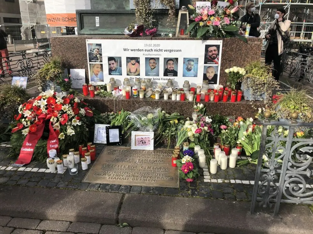 Gedenken an die Opfer der rassistischen Morde in Hanau