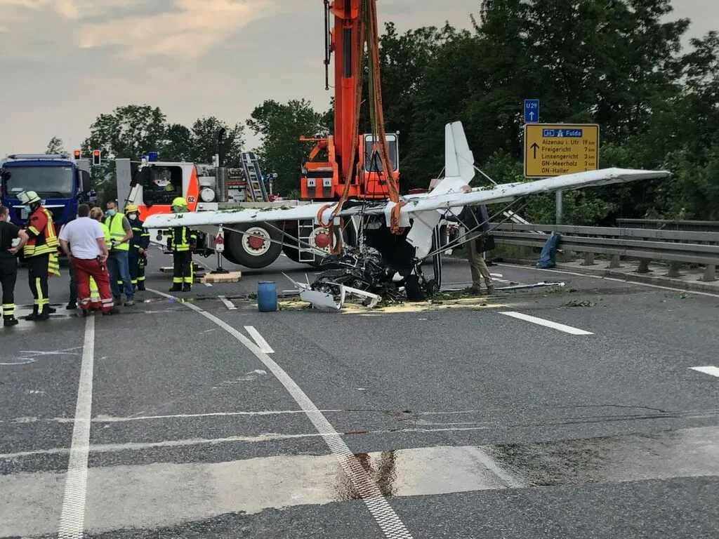 Gelnhausen: Zwei Tote bei Flugzeugabsturz