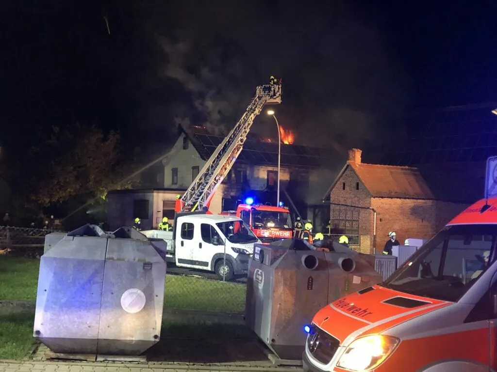 Brand in Mittel-Gründau: Hund tot, 300.000 Euro Sachschaden