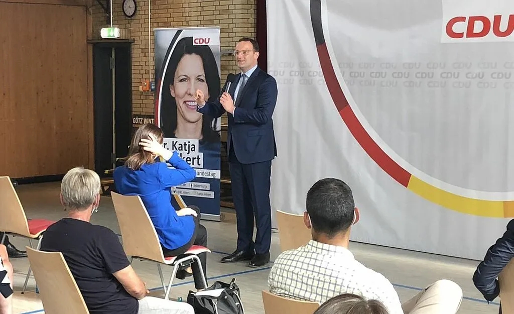 Wahlkampfhöhepunkt der CDU: Gesundheitsminister Spahn in Maintal