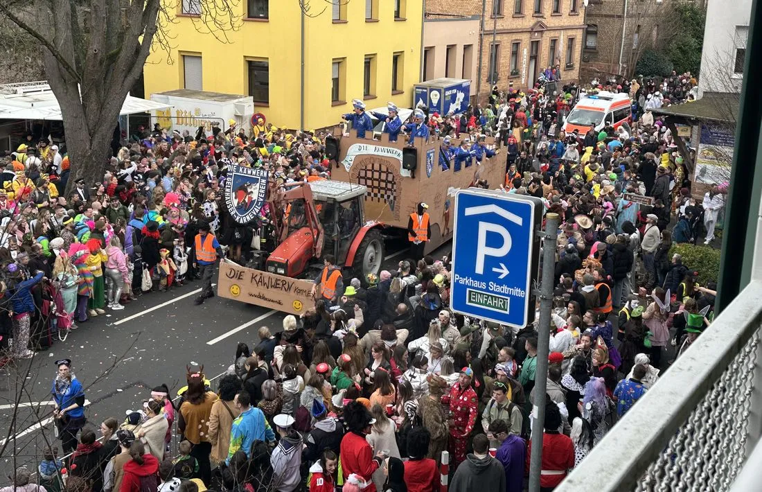 Faschingsumzug: Mega-Party in Gelnhausen
