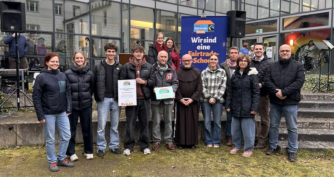 Franziskanergymnasium als Fair Trade School ausgezeichnet