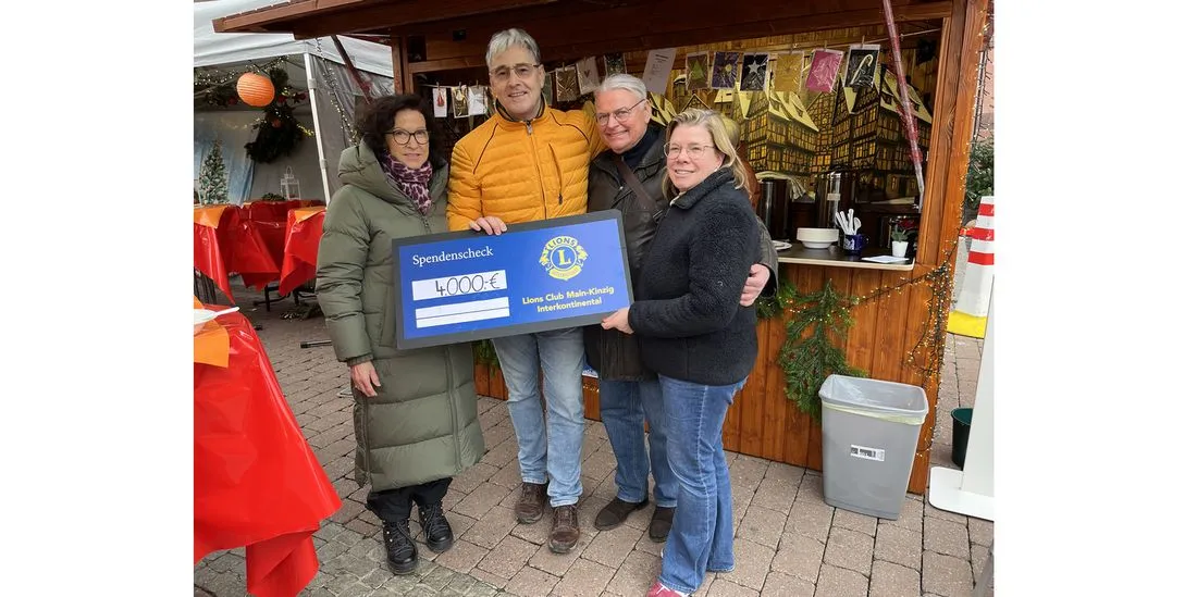 Lions Club Main-Kinzig spendet 4.000 Euro an Frauenhaus Hanau