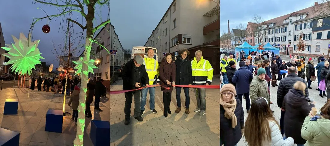Neuer Quartiersplatz im Freigerichtviertel feierlich eingeweiht