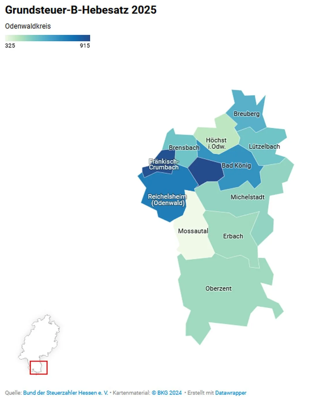 Grundsteuerreform wird im Odenwaldkreis teuer