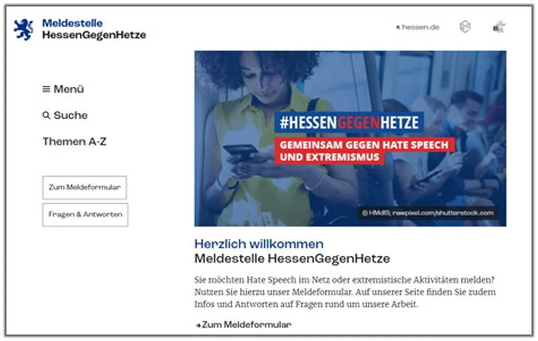 Meldestelle „Hessen gegen Hetze“ wird entschärft