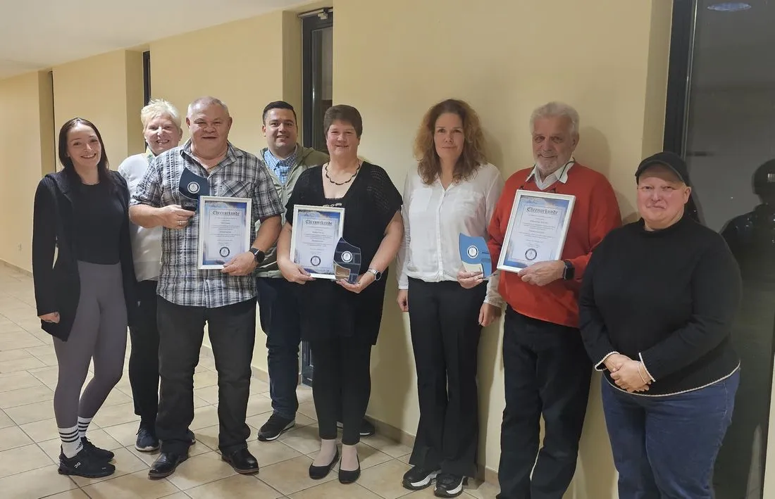 Ehrungen beim Hundesportverein