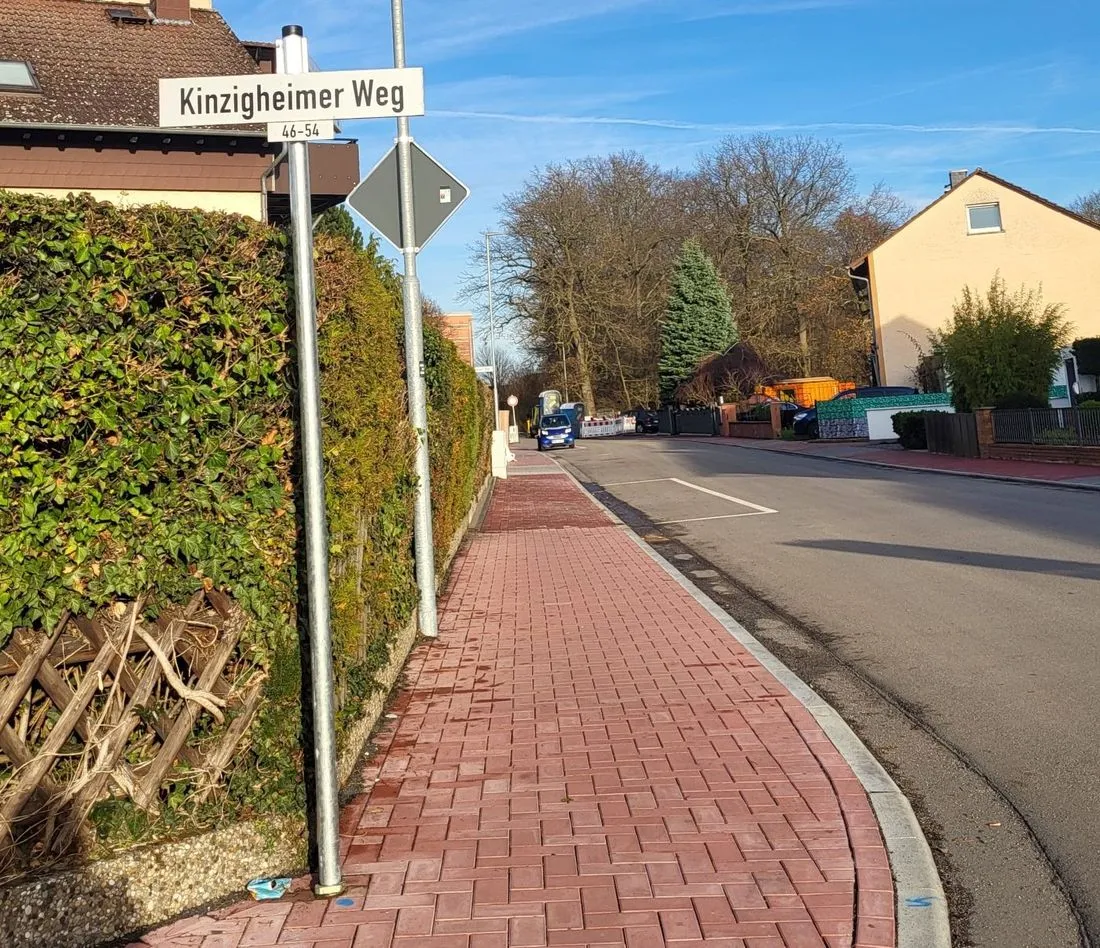 Kinzigheimer Weg wird wieder freigegeben