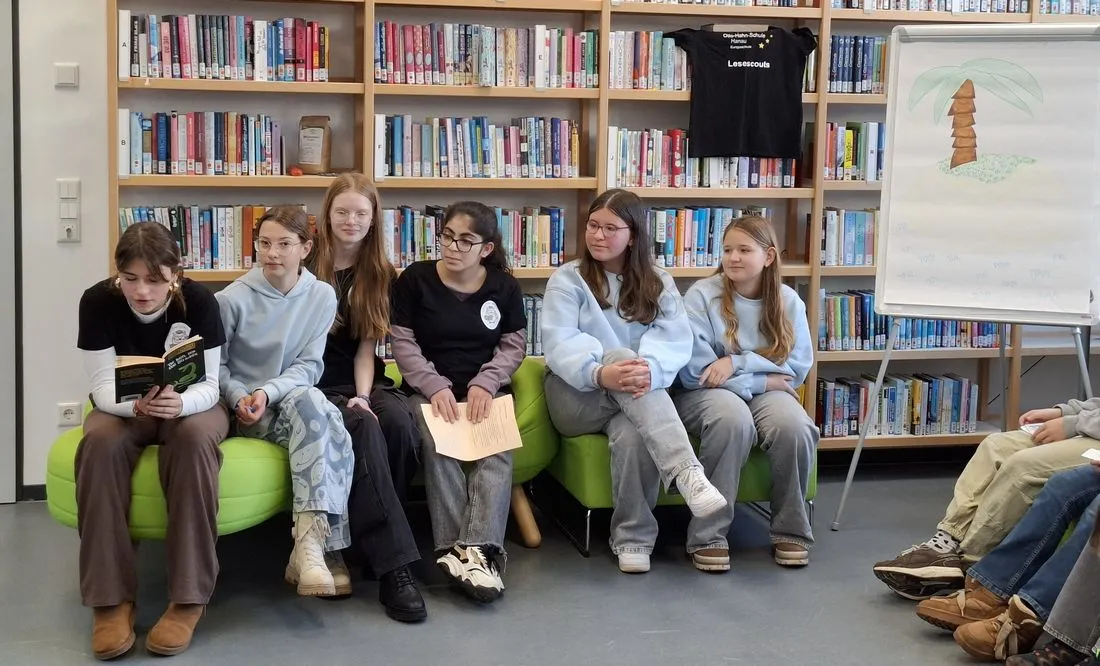 Vorlesetag in der Schulbibliothek der Otto-Hahn-Schule