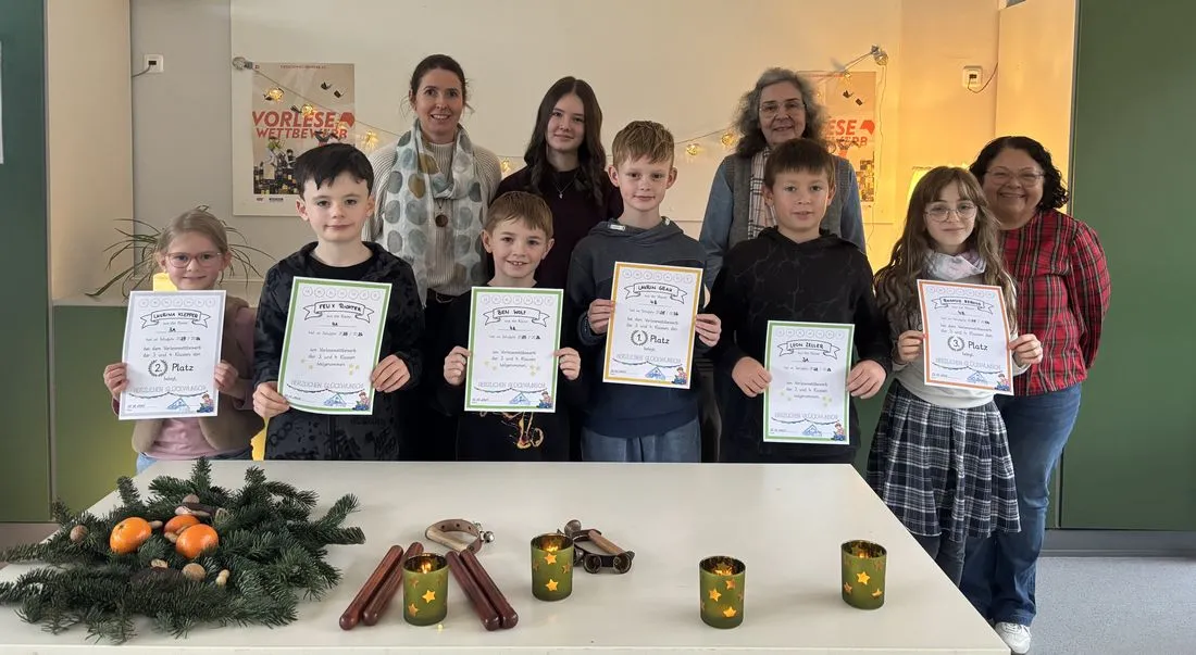 Vorlesewettbewerb begeistert an der Grundschule