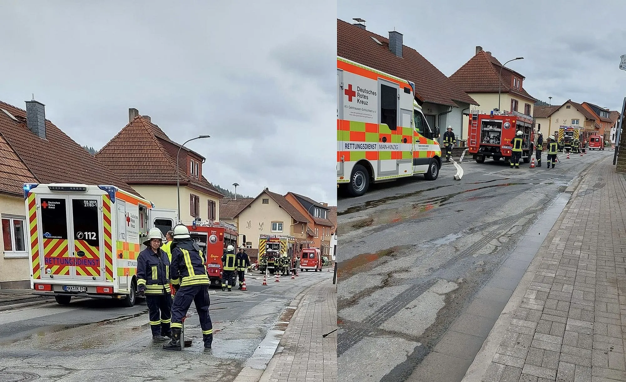 Sinntal: Feuerwehreinsatz wegen brennendem Ölofen