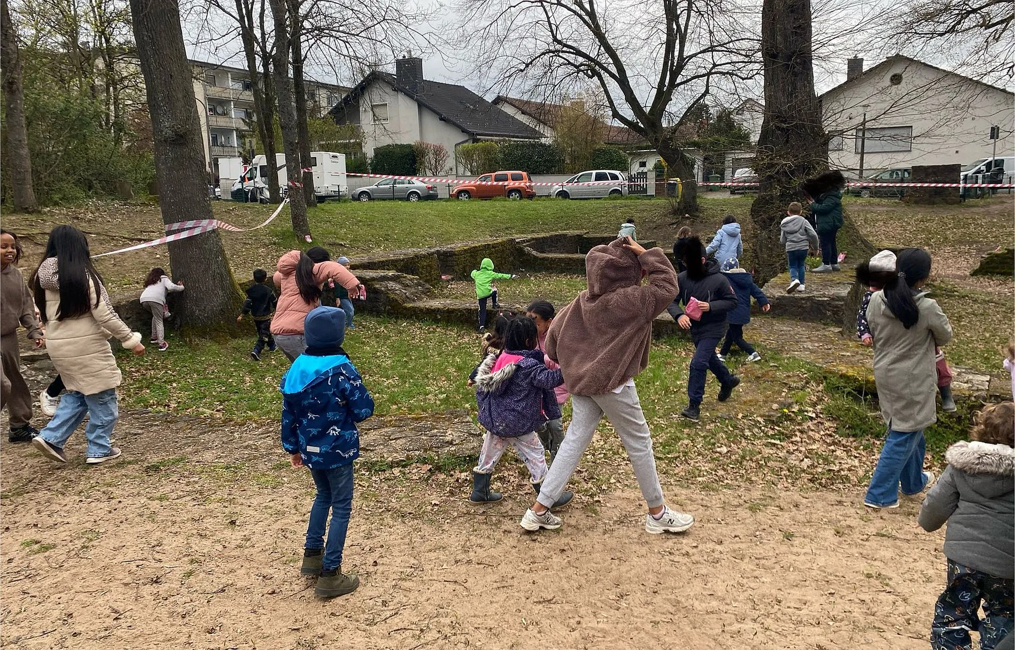 Osteraktion der Gemeinwesenarbeit im Quartier Römerspielplatz