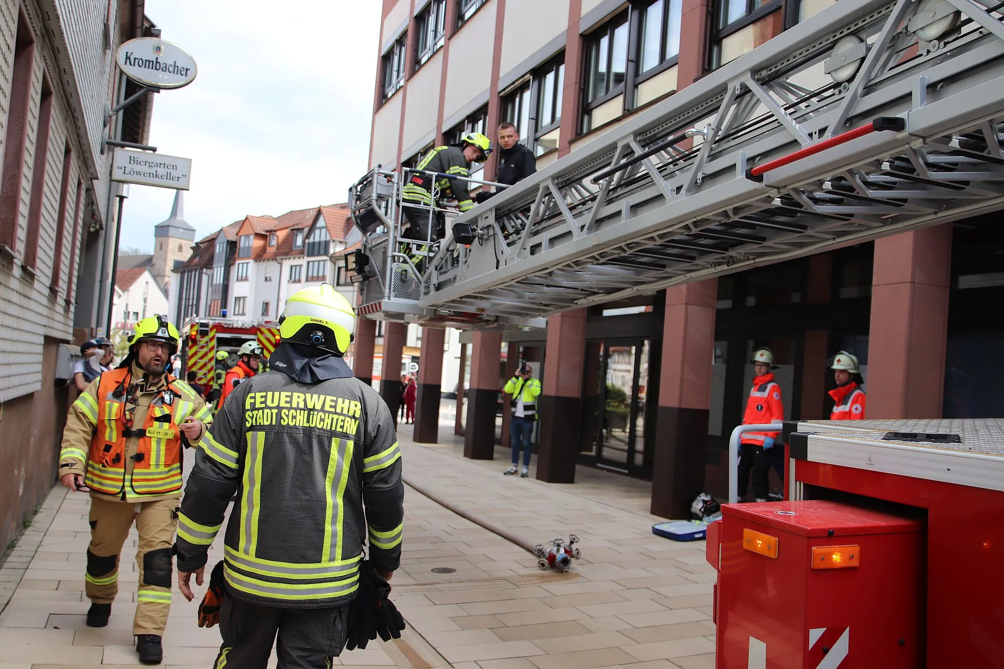 Schlüchtern: „Brand“ im alten Rathaus