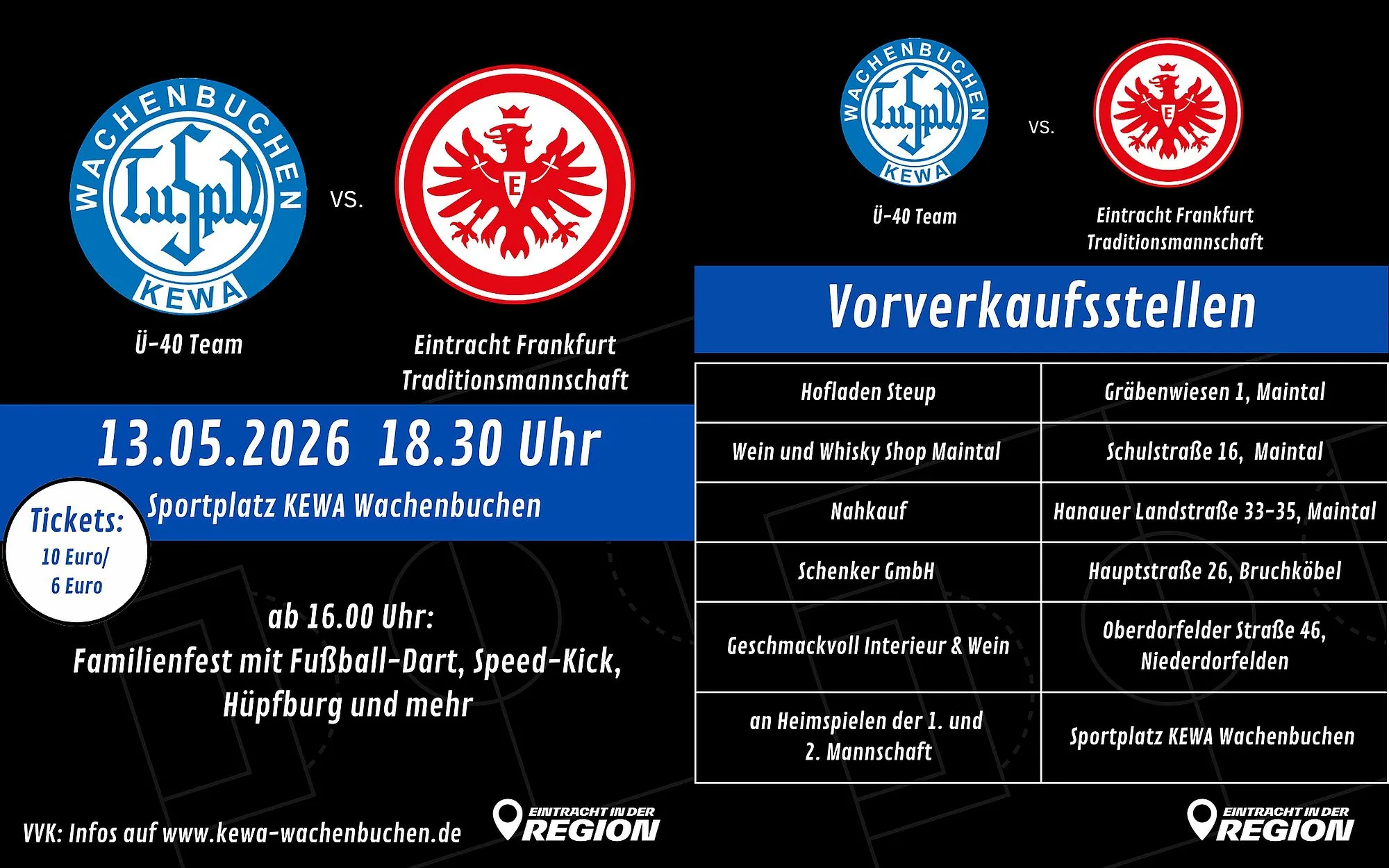 Maintal: Eintracht-Legenden zu Gast in Wachenbuchen