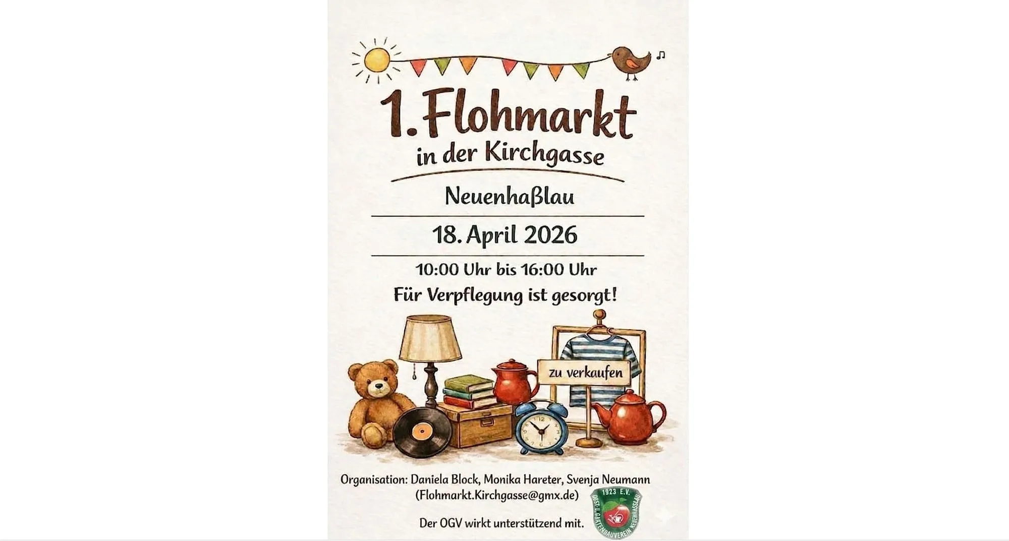 Erster Flohmarkt in der Kirchgasse
