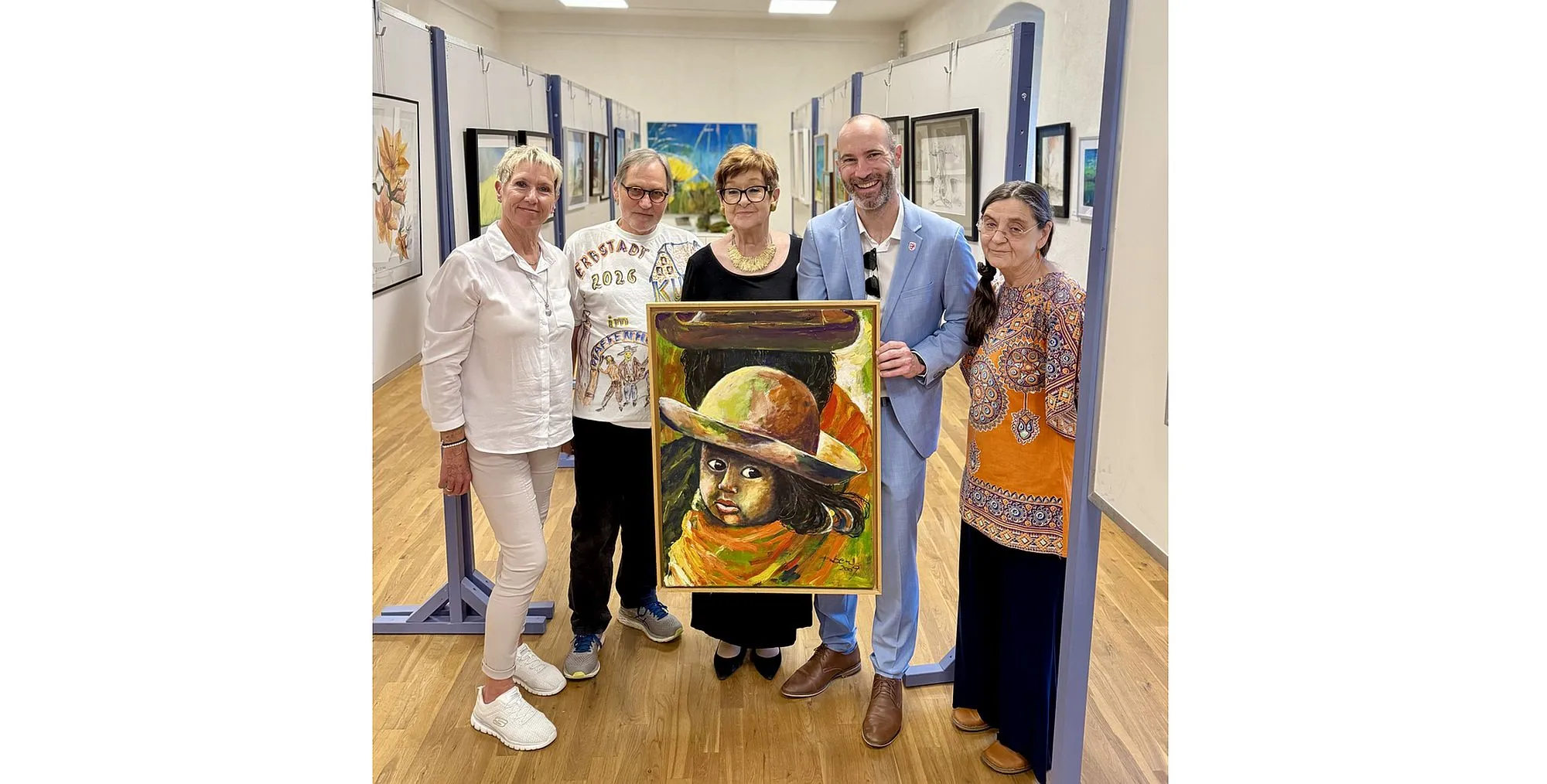 Kunst im Pfaffenhof: Ausstellung findet Fortsetzung im Familienzentrum