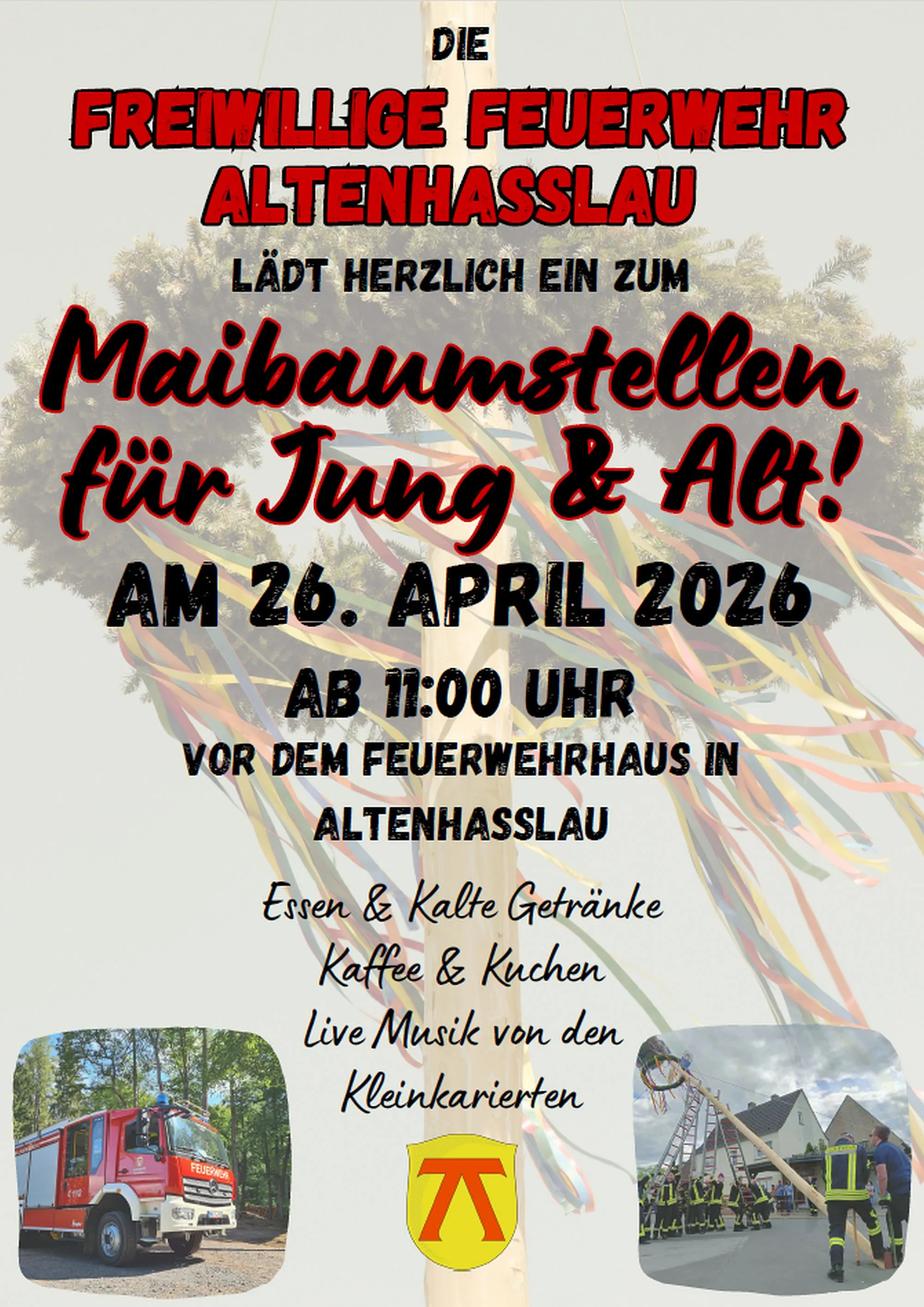 Maibaumstellen für Jung und Alt