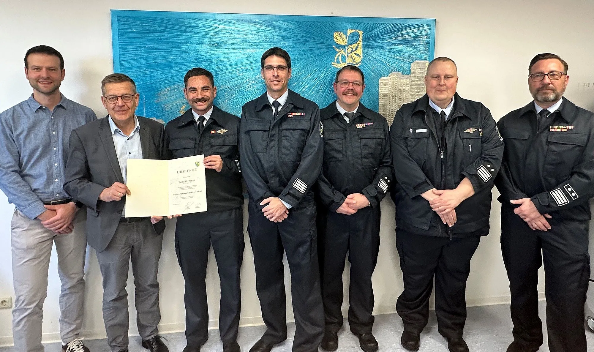 Feuerwehr Rückingen: Mike Utzmann neuer stellvertretender Wehrführer