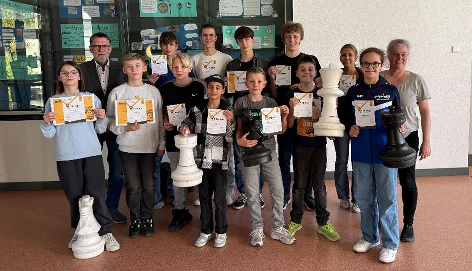 Kluge Köpfe am Schachbrett
