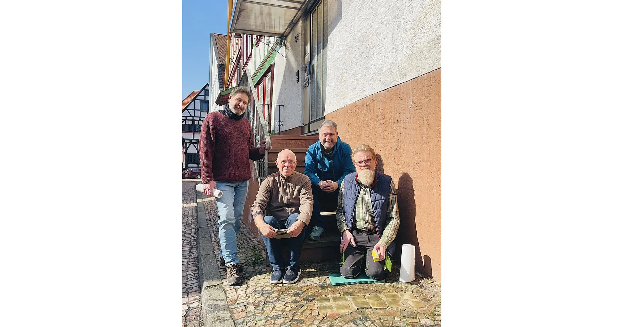 Pflegepatenschaft für Stolpersteine in Brentanostraße