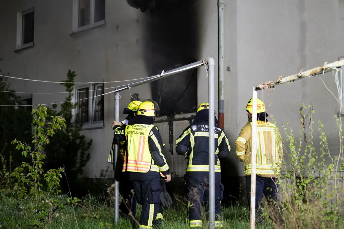 Hessen: Großeinsatz nach Brand in Übergangswohnheim