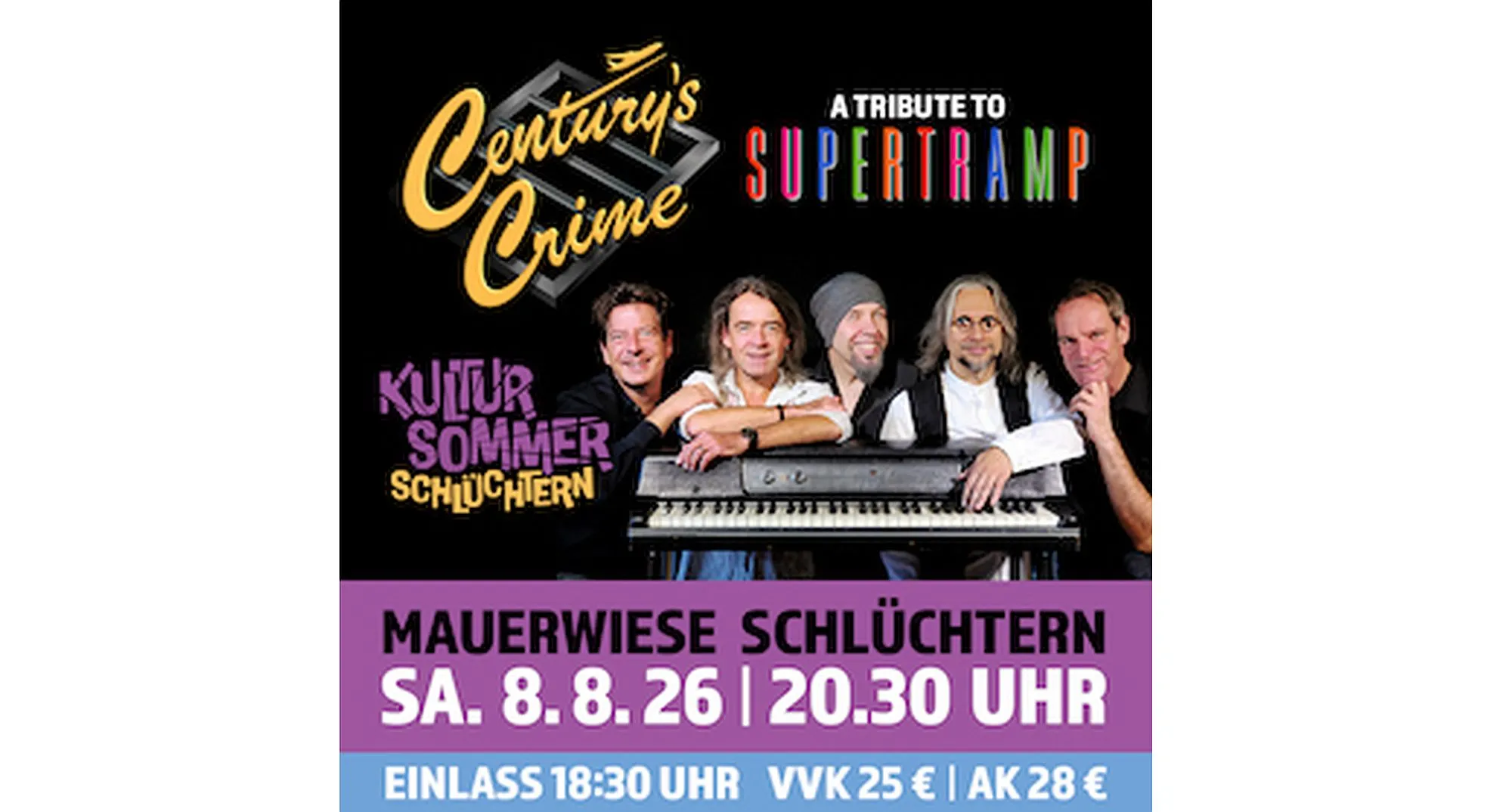 CENTURY'S CRIME - Supertramp Tribute Band