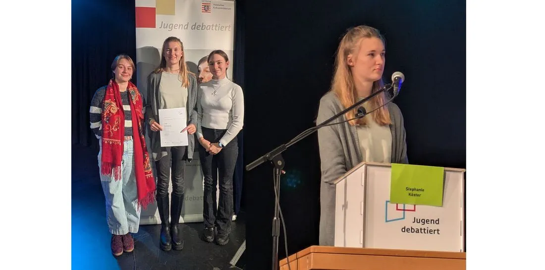 Jugend debattiert: Stephanie Köster im Landesfinale