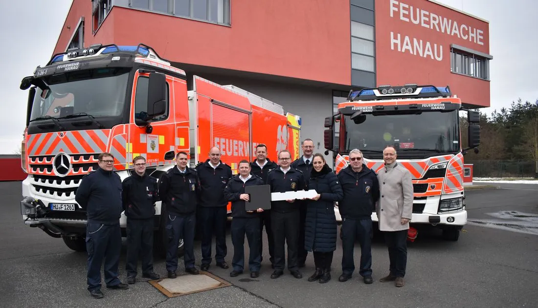 Neue Einsatzfahrzeuge für Hanauer Feuerwehr