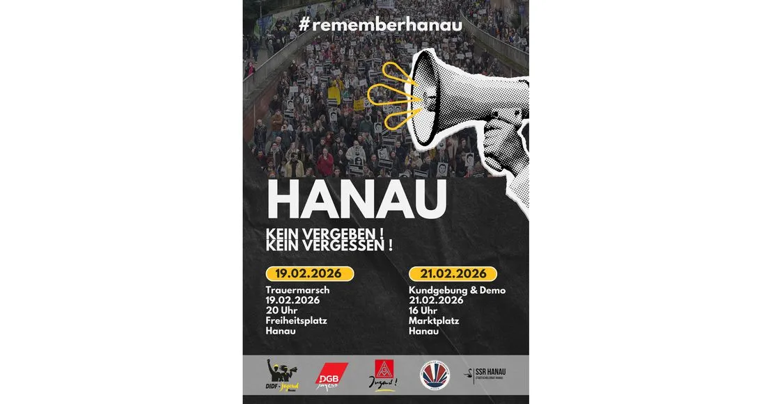 "Remember Hanau": Demonstration am 21. Februar