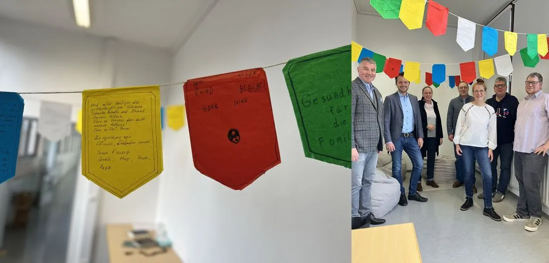 Wo Schüler ihre Wünsche in den Himmel hängen