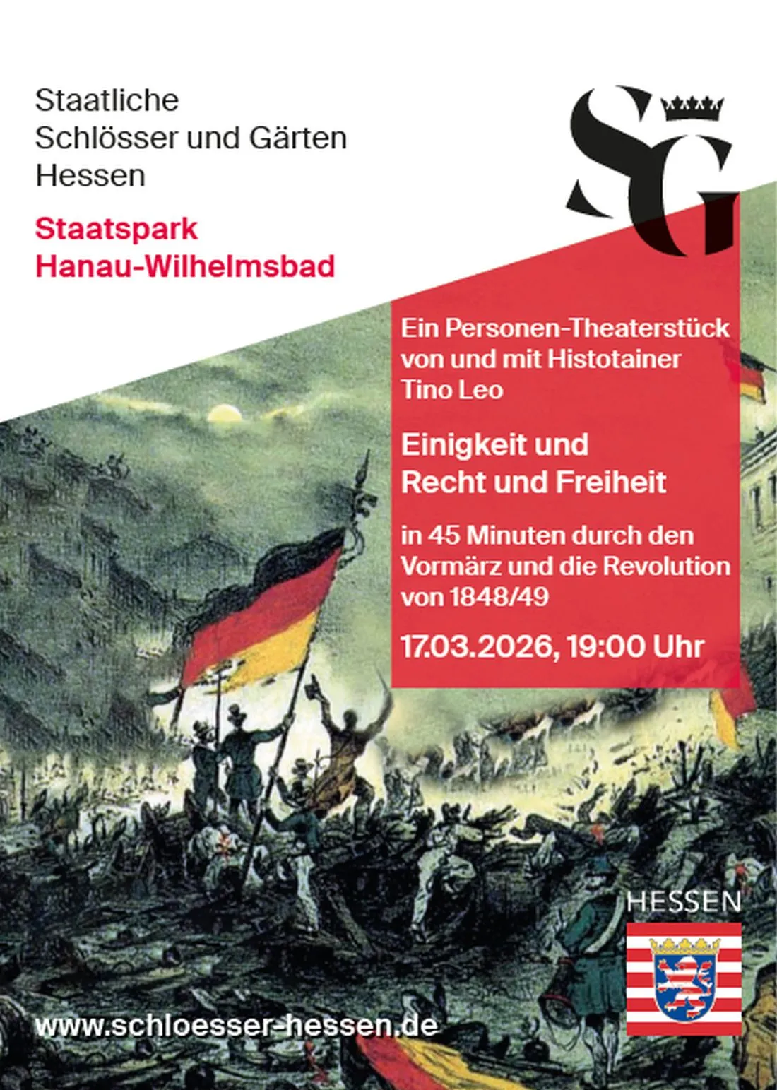 „Einigkeit und Recht und Freiheit“: Theaterabend zum Tag der Demokratiegeschichte