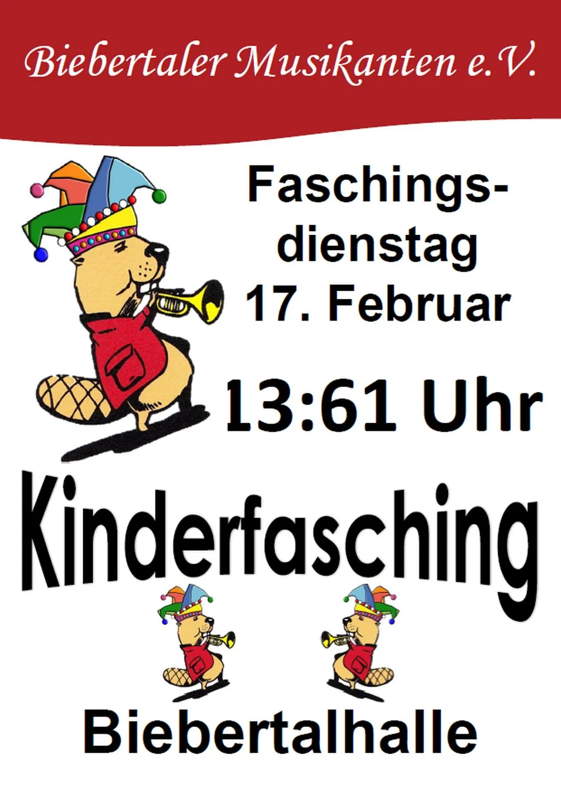 Kinderfasching der Biebertaler Musikanten