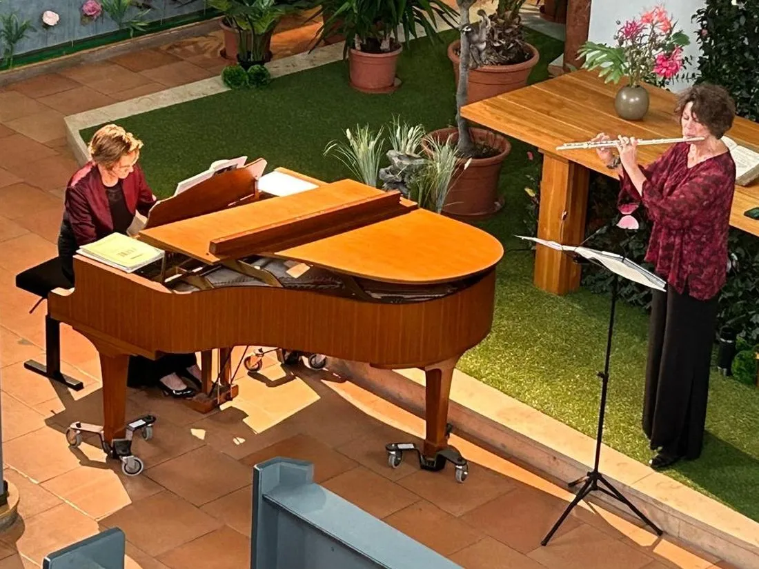Flöte an Tasten und Lyrik: Konzert mit Karin Heidrich und Britta Roscher