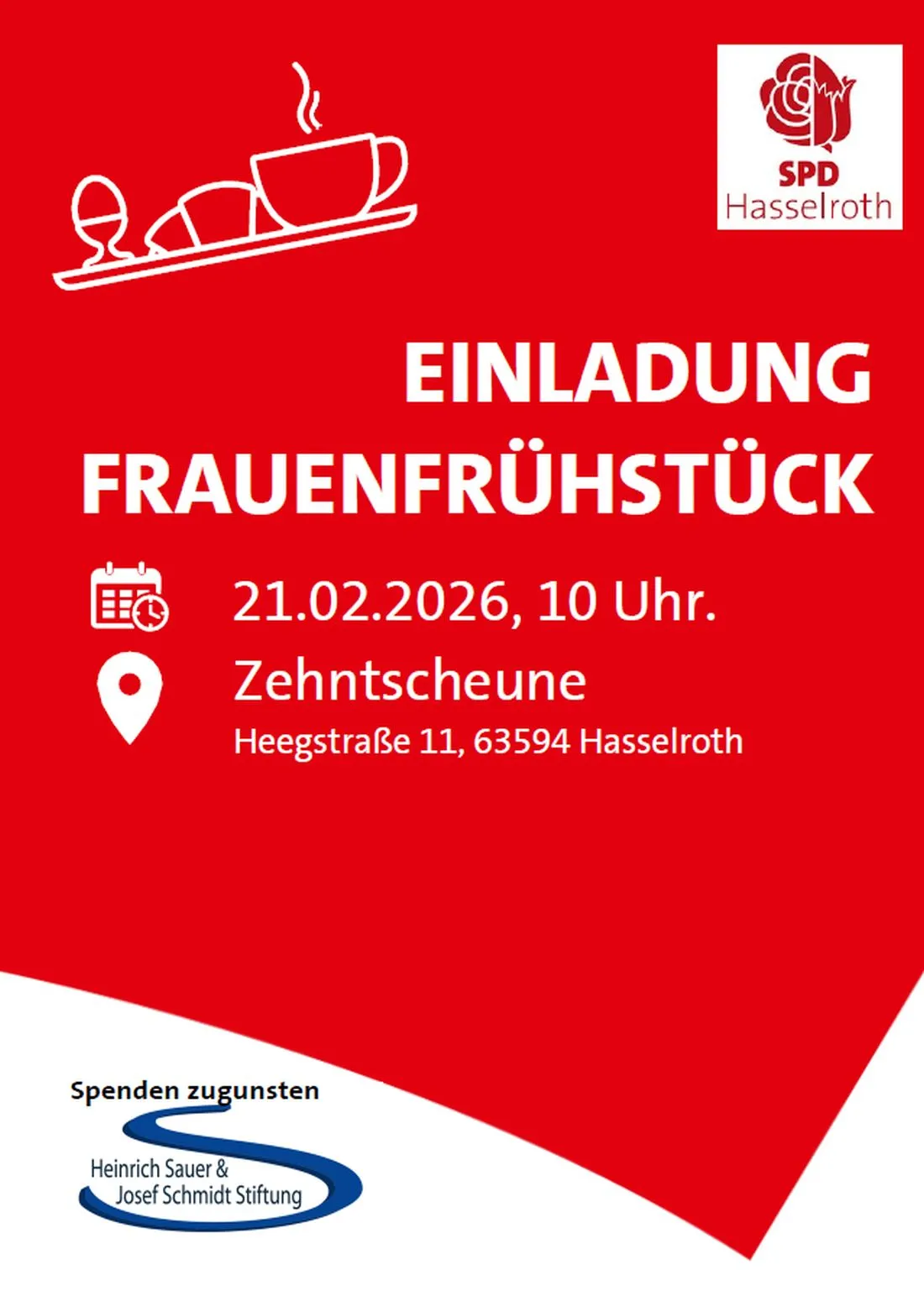 14. Frauenfrühstück der SPD-Frauen stellt regionale Stiftung in Mittelpunkt