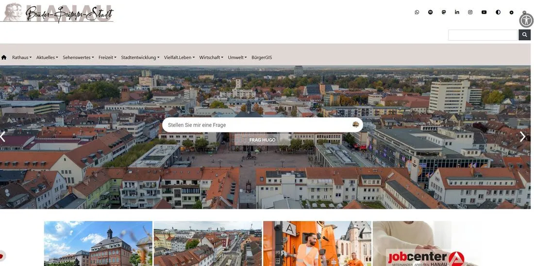 Chatbot auf städtischer Webseite ergänzt Informationsangebot