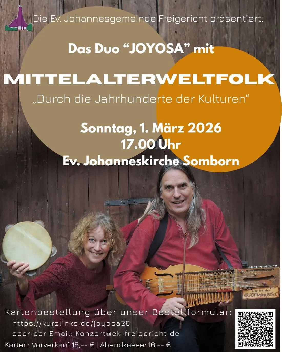 „MittelalterWeltFolk“ – Konzert mit Joyosa