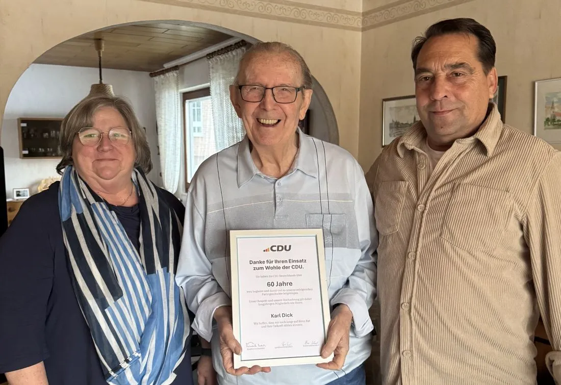 Karl Dick: 90. Geburtstag und 60 Jahre CDU-Mitgliedschaft