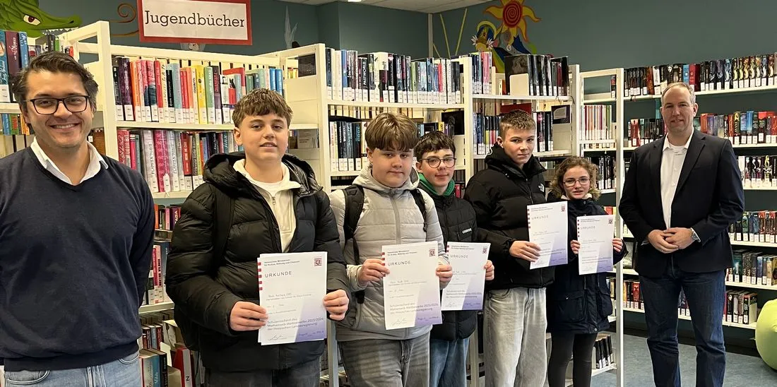 Mathematik-Wettbewerb: KSF ehrt Schulsieger der Jahrgangsstufe 8