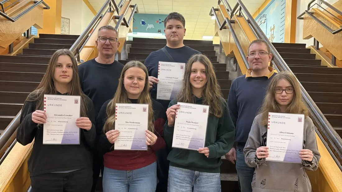 Friedrich-August-Genth-Schule: Erfolg beim Mathematikwettbewerb