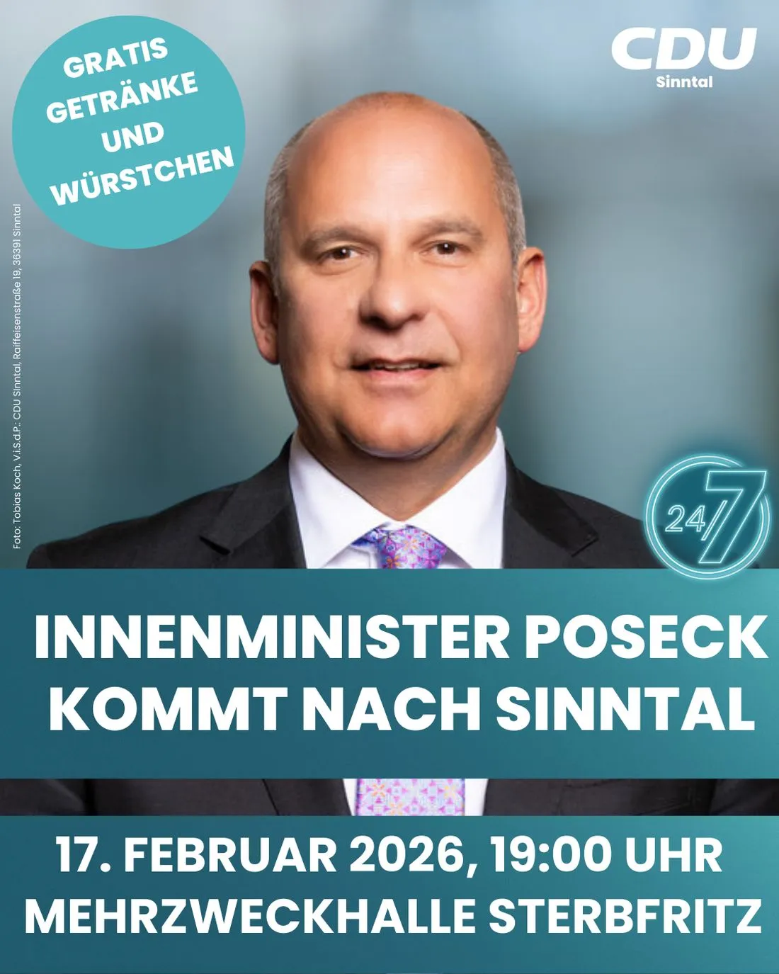 Hessischer Innenminister kommt nach Sinntal
