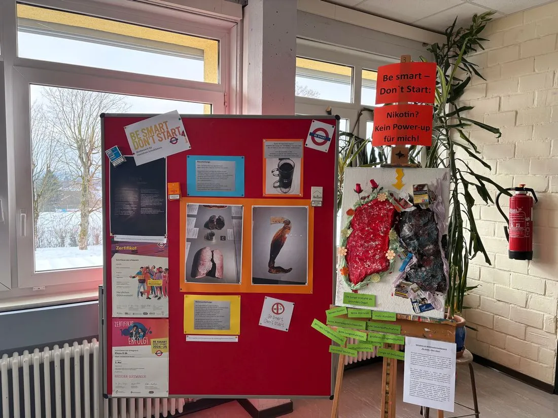 Haupt- und Realschule Birstein setzt starkes Zeichen gegen Rauchen