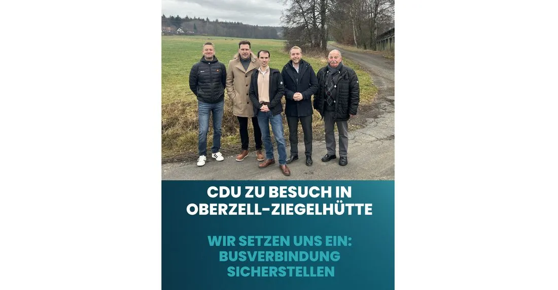 CDU setzt sich für Busanbindung von Oberzell-Ziegelhütte ein