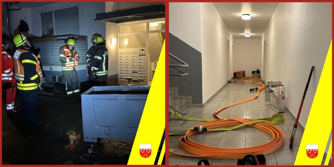 Bewohner verletzt: Feuer auf Balkon in Großkrotzenburg