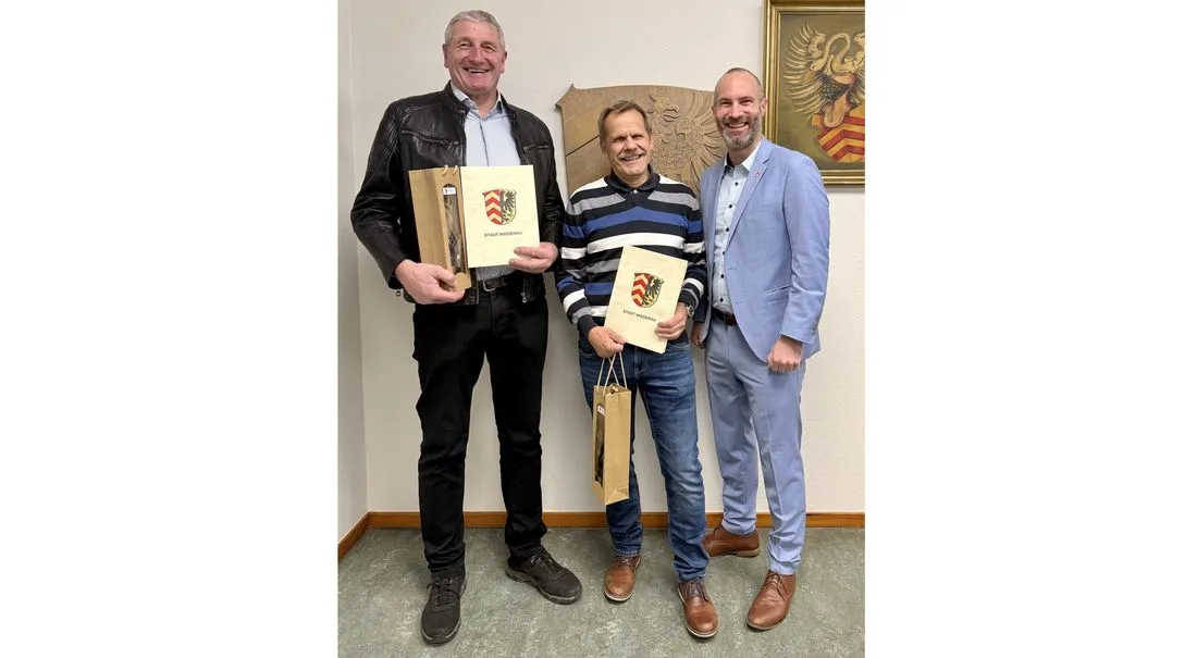 Ehrenamt Ortsgerichtsschöffe: Dank und Gratulation an Mehrling und Stöcker