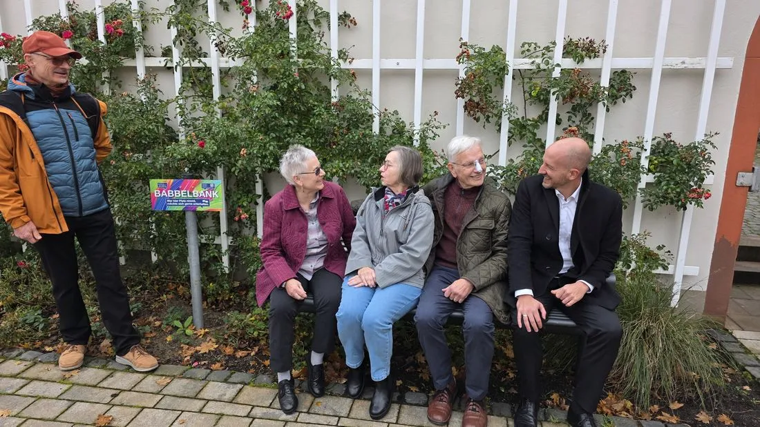 Babbelbänke fördern Begegnung und Gemeinschaft