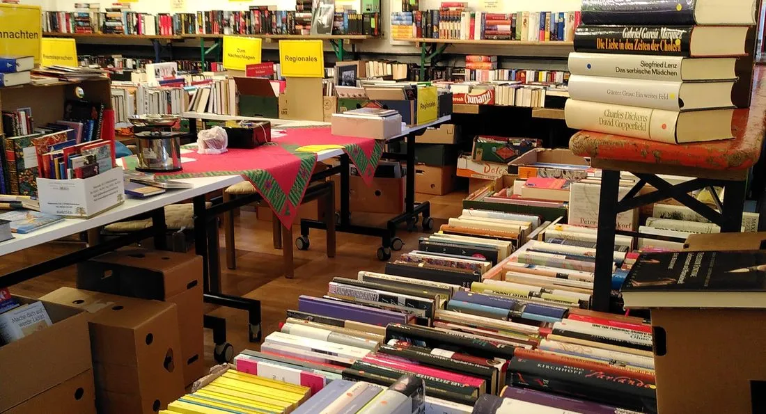 Bücherbasar hat auch im Januar geöffnet