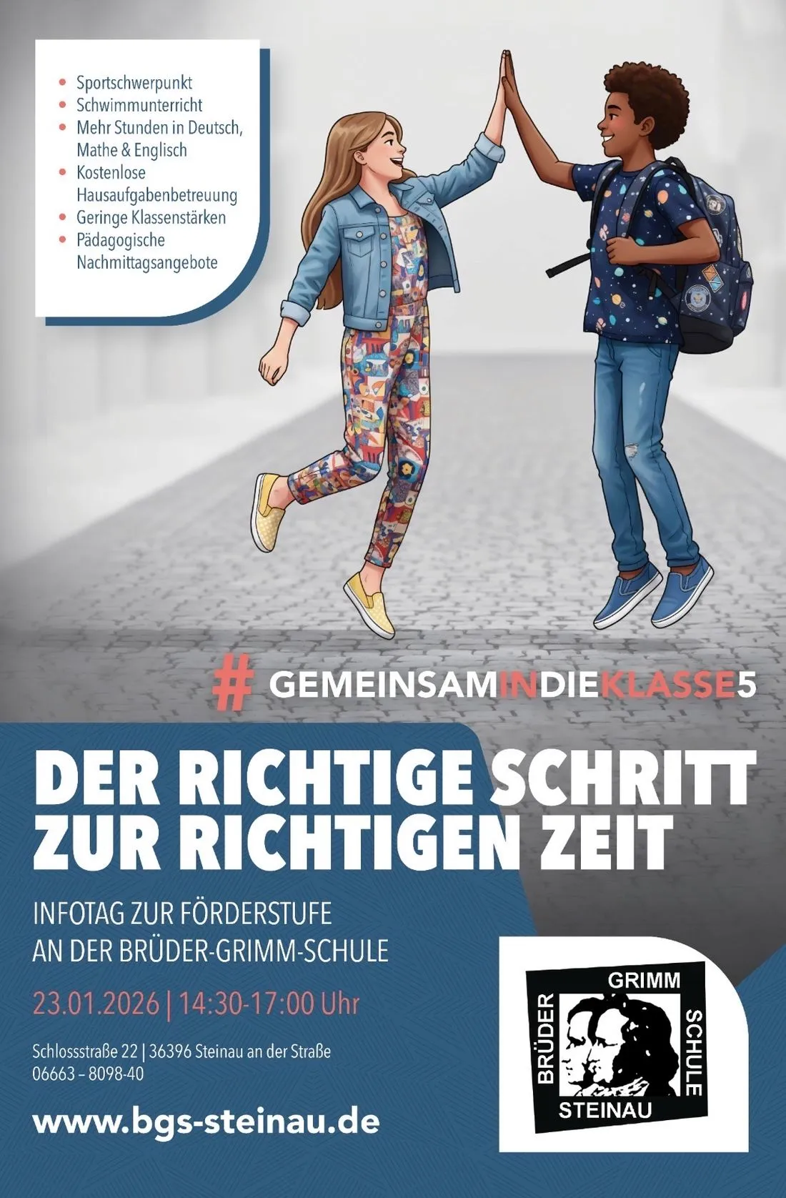 Brüder-Grimm-Schule: Infoveranstaltung zur Förderstufe